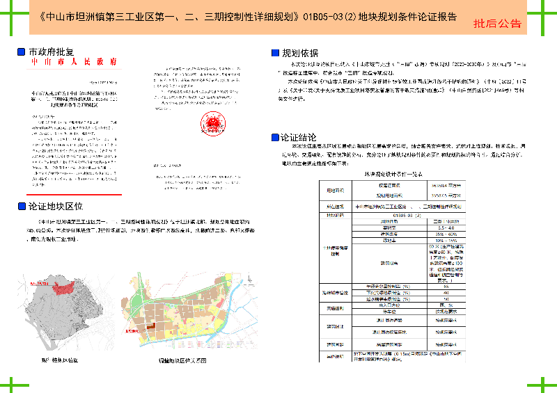 附件：《〈幸运时时彩(中国)开奖记录查询站
坦洲镇第三工业区第一、二、三期控制性详细规划〉01B05-03(2)地块规划条件论证报告》批后公告.jpg