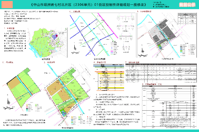 《幸运时时彩(中国)开奖记录查询站
坦洲镇七村北片区（2306单元）01街区控制性详细规划一般修改》批前公示(1).jpg