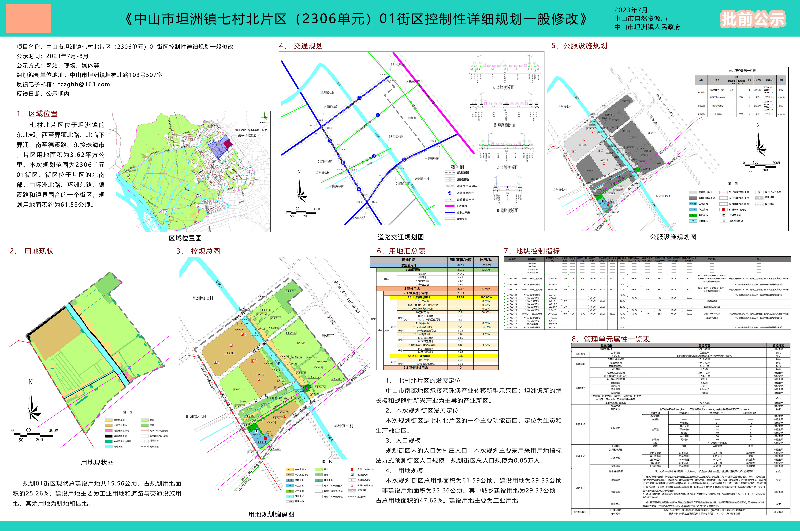 《幸运时时彩(中国)开奖记录查询站
坦洲镇七村北片区（2306单元）01街区控制性详细规划一般修改》批前公示.jpg